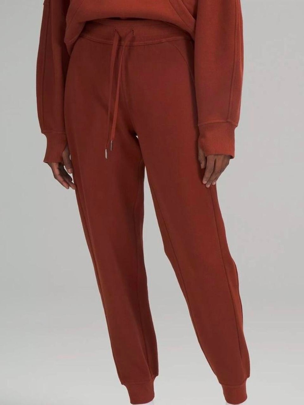 lululemon athletica Rust-Colored Jogger Sweatpants